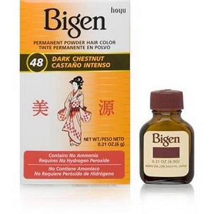 Bigen Powder Hair Color - 48 Dark Chestnut